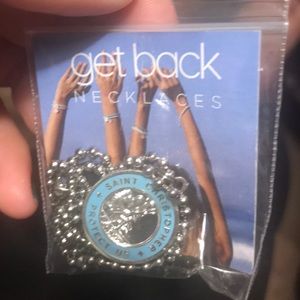 Get Back- St. Christopher Surfer Necklace